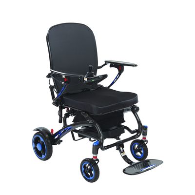 Folding powered wheelchair